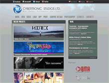 Tablet Screenshot of cybertronic-studios.com